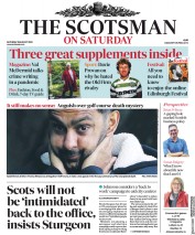 The Scotsman () Newspaper Front Page for 29 August 2020