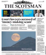 The Scotsman () Newspaper Front Page for 29 September 2015