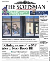 The Scotsman () Newspaper Front Page for 29 September 2020
