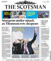 The Scotsman () Newspaper Front Page for 2 October 2015