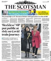 The Scotsman () Newspaper Front Page for 2 October 2020