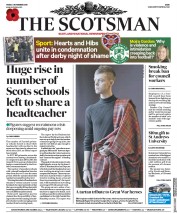 The Scotsman () Newspaper Front Page for 2 November 2018