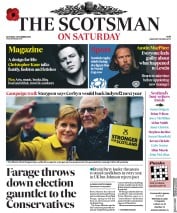 The Scotsman () Newspaper Front Page for 2 November 2019
