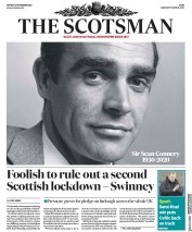 The Scotsman () Newspaper Front Page for 2 November 2020