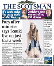 The Scotsman () Newspaper Front Page for 2 April 2013