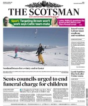 The Scotsman () Newspaper Front Page for 2 April 2018