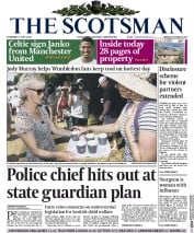 The Scotsman () Newspaper Front Page for 2 July 2015