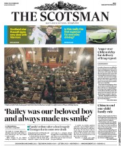 The Scotsman () Newspaper Front Page for 30 October 2015