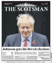 The Scotsman () Newspaper Front Page for 30 October 2019