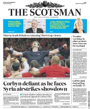 The Scotsman () Newspaper Front Page for 30 November 2015