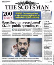 The Scotsman () Newspaper Front Page for 30 November 2016