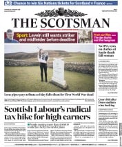 The Scotsman () Newspaper Front Page for 30 January 2018