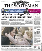 The Scotsman () Newspaper Front Page for 30 January 2019
