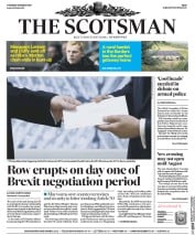 The Scotsman () Newspaper Front Page for 30 March 2017