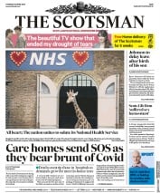 The Scotsman () Newspaper Front Page for 30 April 2020