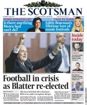 The Scotsman () Newspaper Front Page for 30 May 2015