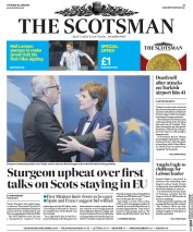The Scotsman () Newspaper Front Page for 30 June 2016