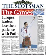 The Scotsman () Newspaper Front Page for 30 July 2014