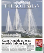 The Scotsman () Newspaper Front Page for 30 August 2017