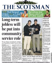 The Scotsman () Newspaper Front Page for 30 September 2013