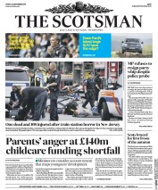 The Scotsman () Newspaper Front Page for 30 September 2016