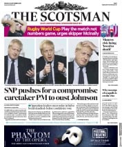The Scotsman () Newspaper Front Page for 30 September 2019
