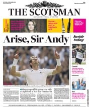 The Scotsman () Newspaper Front Page for 31 December 2016