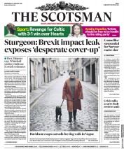 The Scotsman () Newspaper Front Page for 31 January 2018