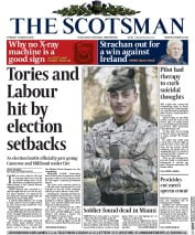 The Scotsman () Newspaper Front Page for 31 March 2015