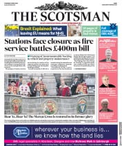 The Scotsman () Newspaper Front Page for 31 May 2018