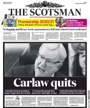 The Scotsman () Newspaper Front Page for 31 July 2020