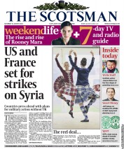 The Scotsman () Newspaper Front Page for 31 August 2013