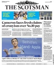 The Scotsman () Newspaper Front Page for 31 August 2016
