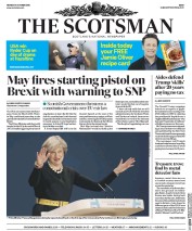 The Scotsman () Newspaper Front Page for 3 October 2016
