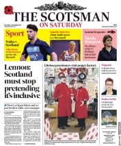 The Scotsman () Newspaper Front Page for 3 November 2018