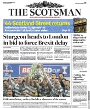 The Scotsman () Newspaper Front Page for 3 December 2018