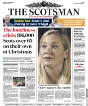 The Scotsman () Newspaper Front Page for 3 December 2019