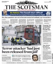 The Scotsman () Newspaper Front Page for 3 February 2020