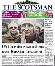 The Scotsman () Newspaper Front Page for 3 March 2014