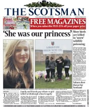 The Scotsman () Newspaper Front Page for 3 April 2014