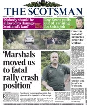 The Scotsman () Newspaper Front Page for 3 June 2014