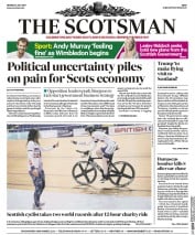 The Scotsman () Newspaper Front Page for 3 July 2017
