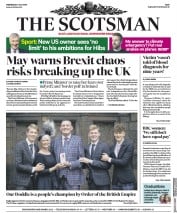 The Scotsman () Newspaper Front Page for 3 July 2019