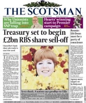 The Scotsman () Newspaper Front Page for 3 August 2015