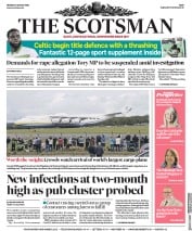 The Scotsman () Newspaper Front Page for 3 August 2020