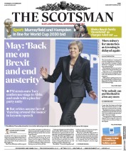 The Scotsman () Newspaper Front Page for 4 October 2018