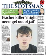 The Scotsman () Newspaper Front Page for 4 November 2014