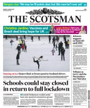 The Scotsman () Newspaper Front Page for 4 January 2021