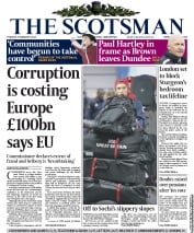 The Scotsman () Newspaper Front Page for 4 February 2014
