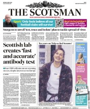 The Scotsman () Newspaper Front Page for 4 May 2020